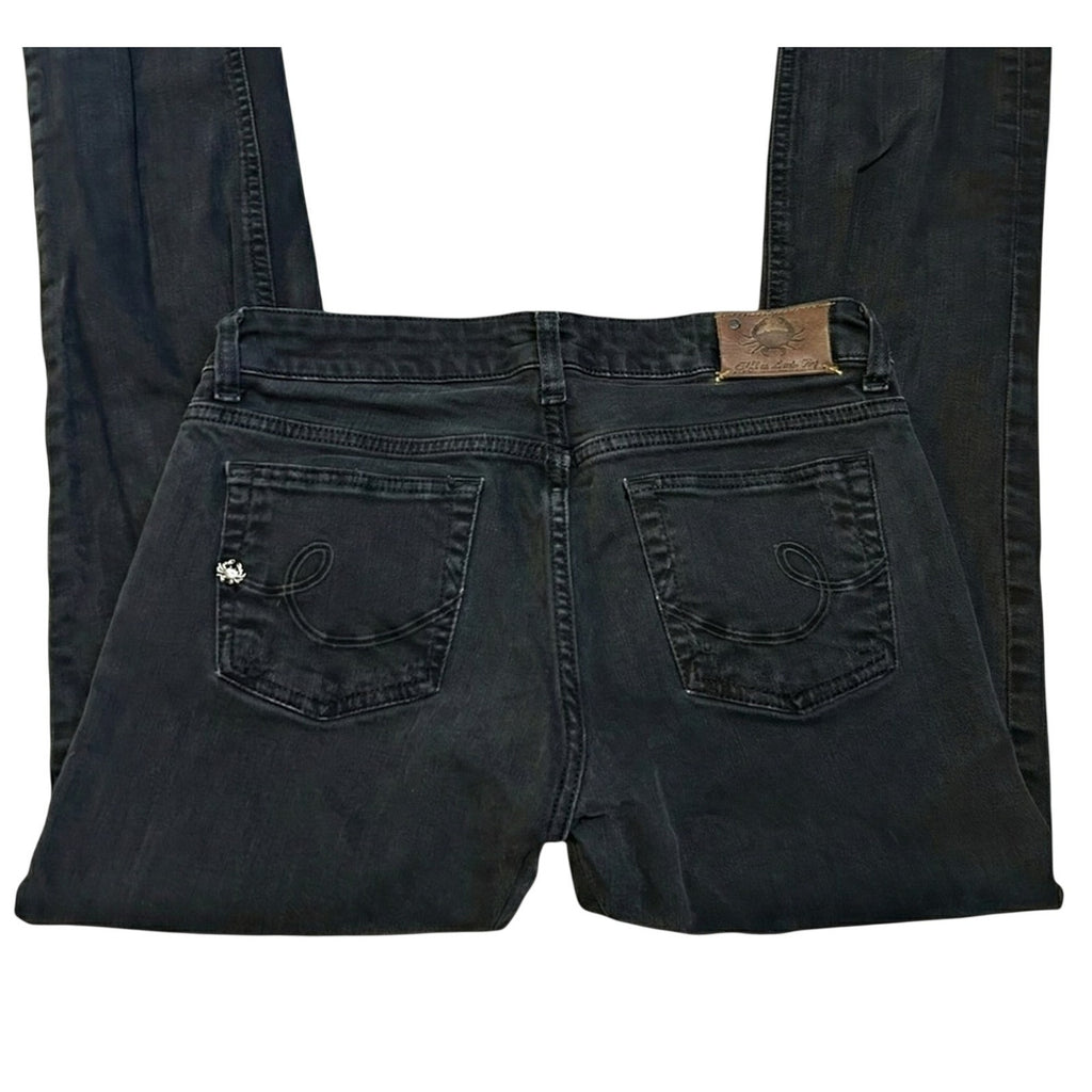 LITL BUG Black Jeans Size 30 Skinny Straight Leg Stretch Minimalist Denim