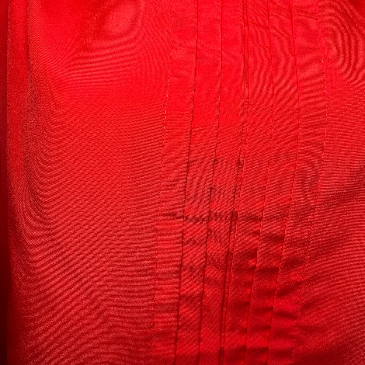 VTG 80s Claudia L Red Poinsettia Holiday Blouse Romantic Retro Twee Coquette