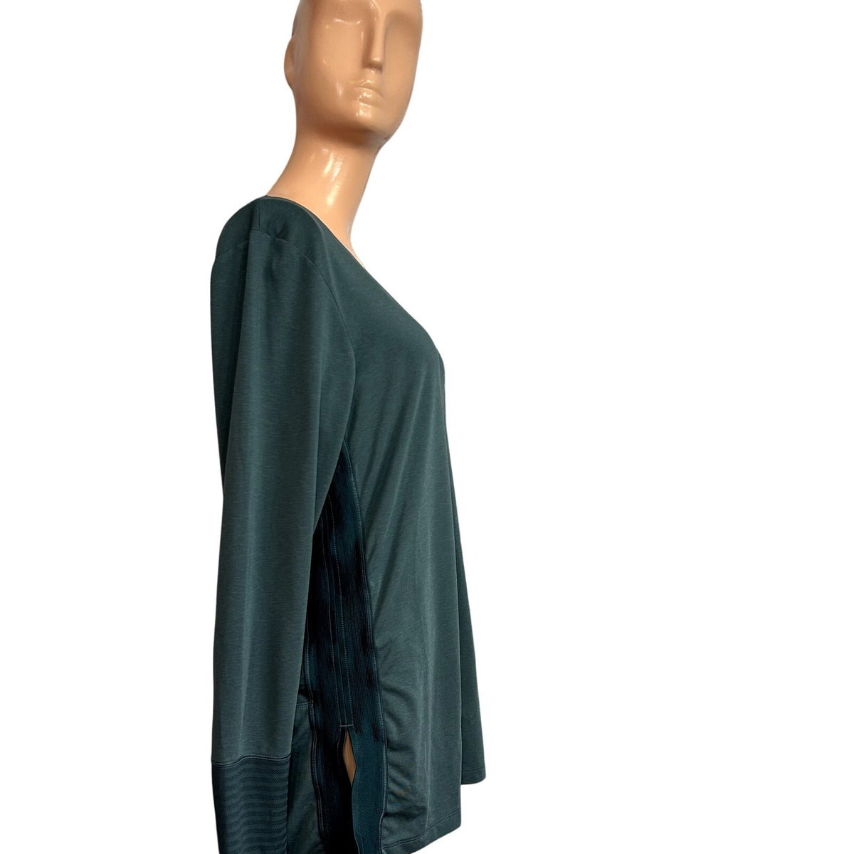 REI S Green Top Ventilated Mesh Panels Gorpcore Activewear Trail Casual Outdoor