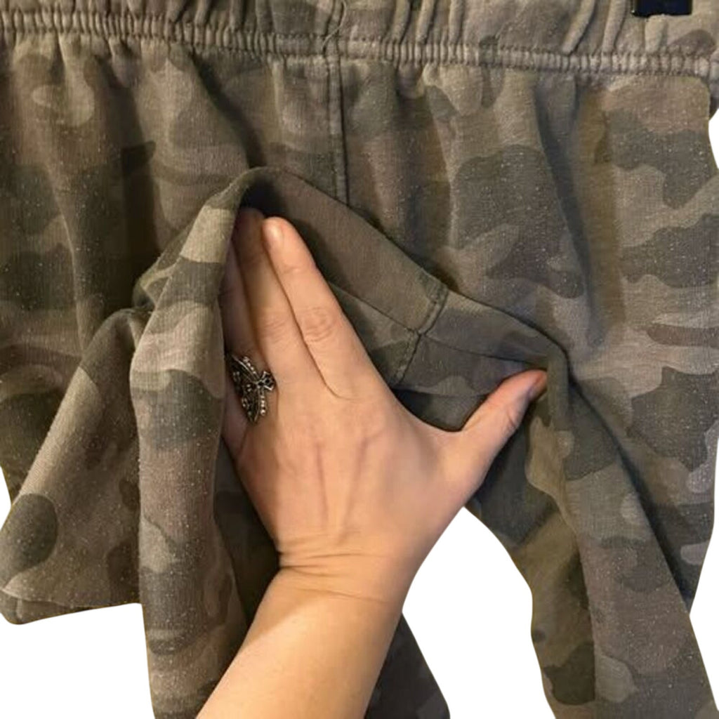 Cat & Jack Boys Size 8 10 Grey Camo Joggers Gorpcore Utility Reinforced Knee