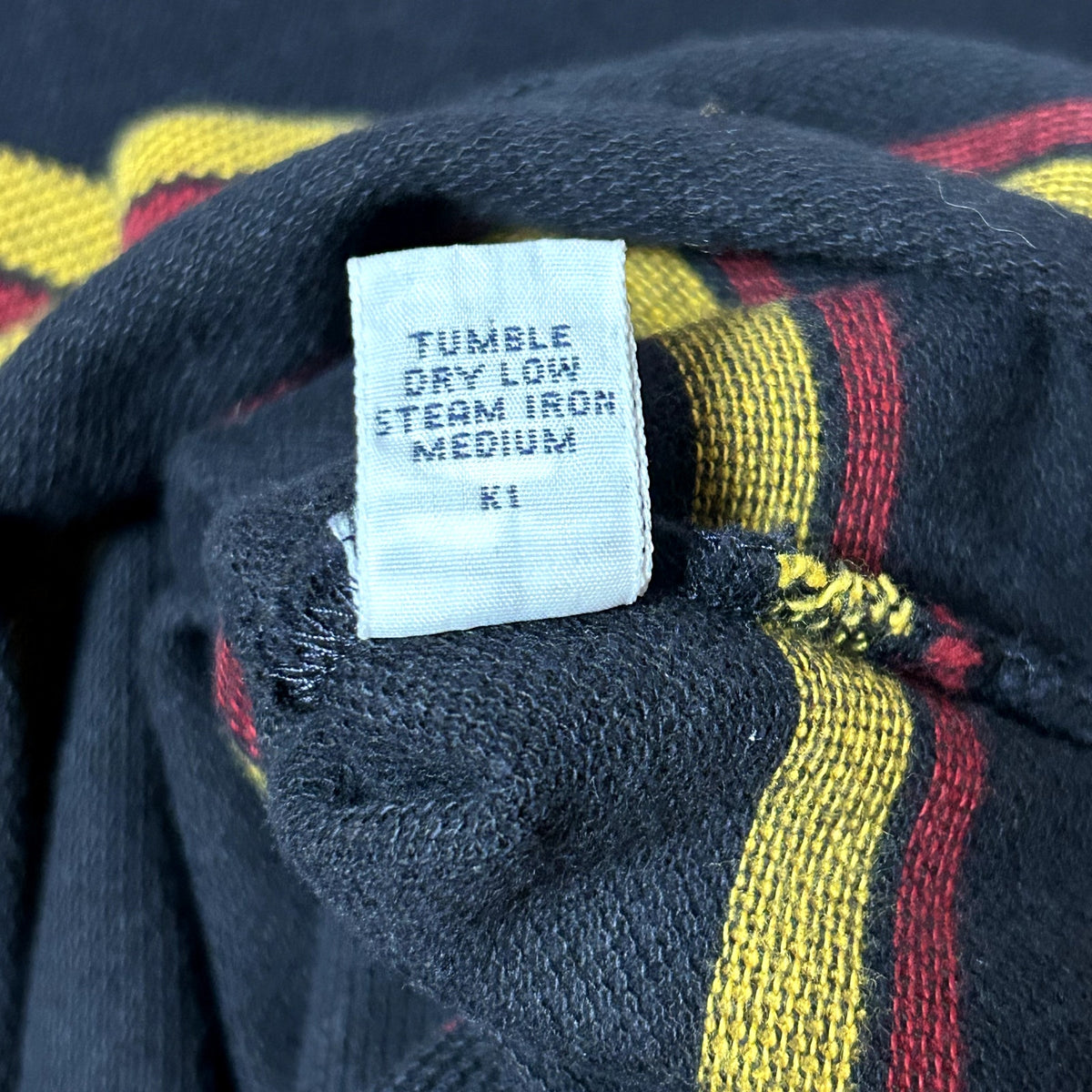 VTG 90s Polo Ralph Lauren XL Navy Blue Striped Long Sleeve Polo Shirt Preppy