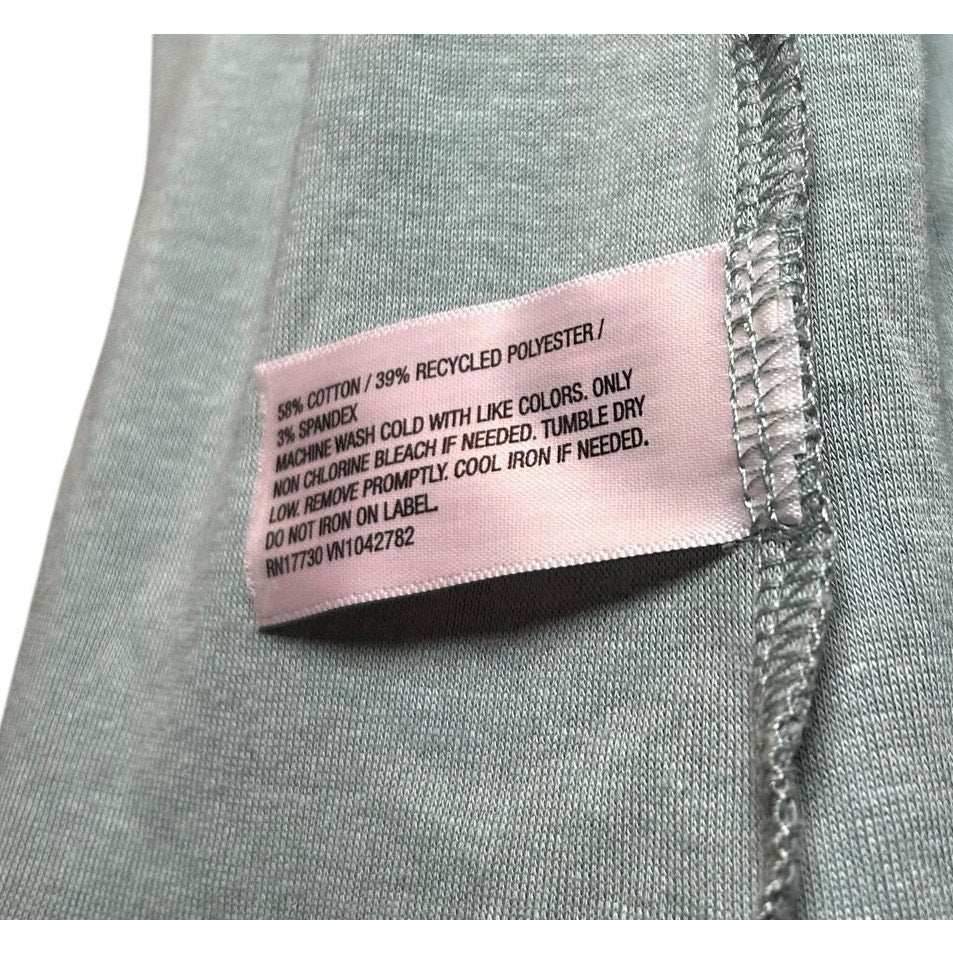A New Day Gray Scoop Neck Tank Top Ribbed Knit Minimalist Basics XL Loungewear