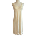 VTG 70s JCPenney Cream Slip S Minimalist Lingerie Coquette Cottage Romantic Twee