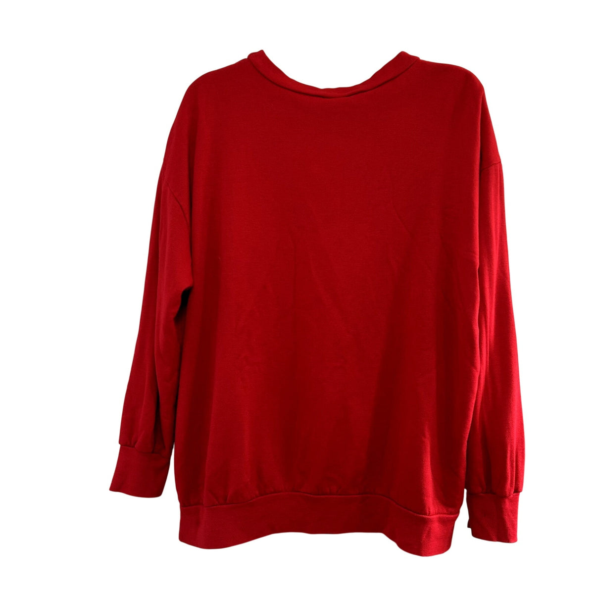 VTG 90s Disney XL Red Mickey Legends Graphic Sweatshirt Streetwear Kidcore Happy