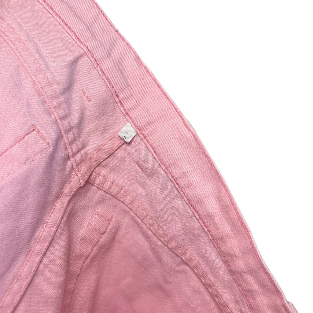 VTG 90s J.B. Blue High Waist Cropped Denim Jeans Pink Size 6/8 Tapered Y2K