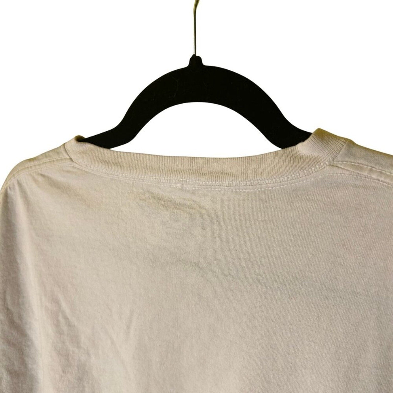 VTG Y2K Carbon Starburst Graphic Tee White Boxy Fit Streetwear XL Skater Grunge