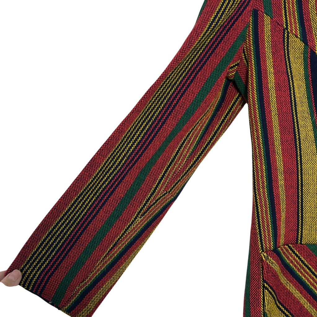 VTG 70s Pandora Costume Maker Striped Knit Long Sleeve Top Disco Retro Medium