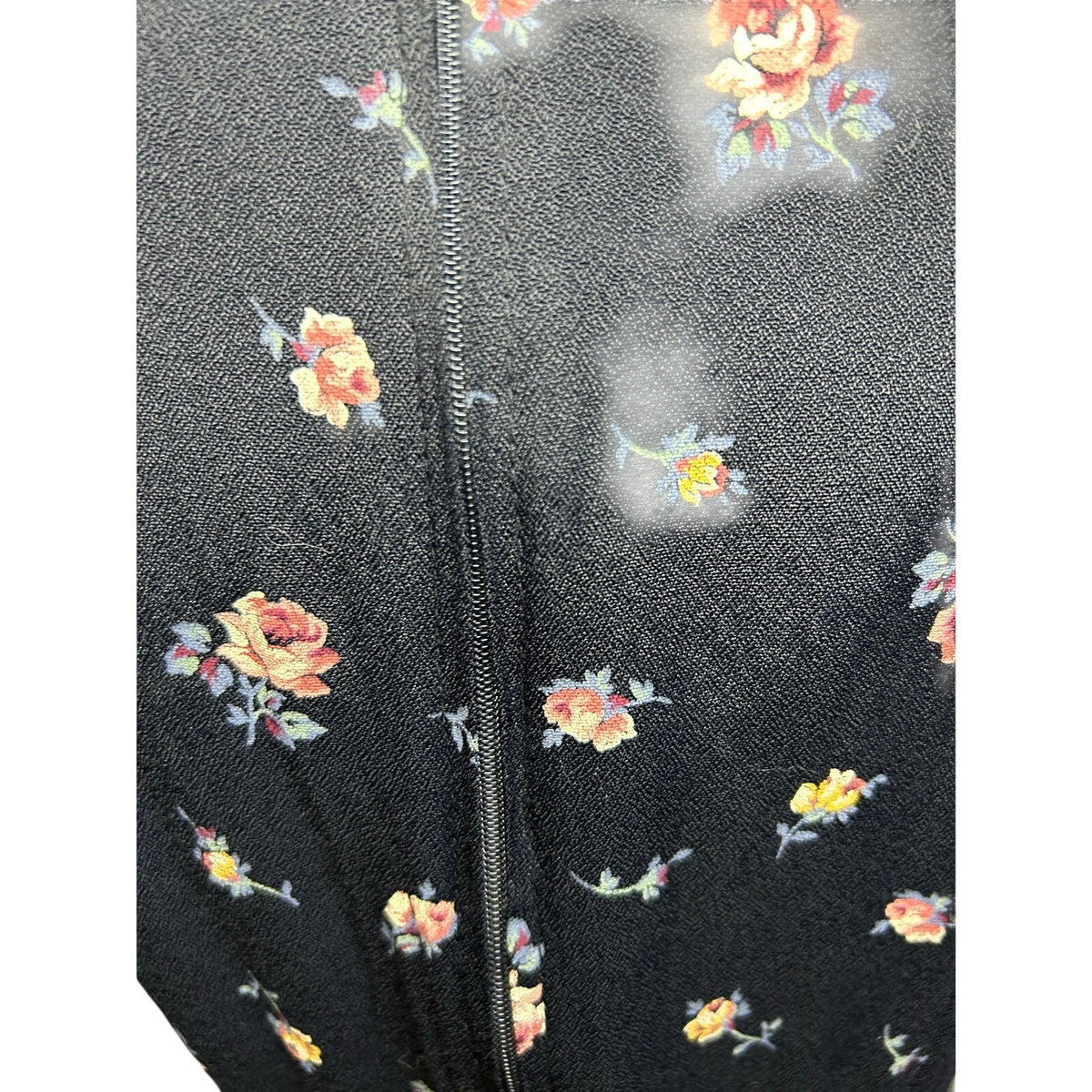 VTG 90s Decked Out Floral Belted Maxi Grunge Whimsigoth Medium Y2K Retro Boho