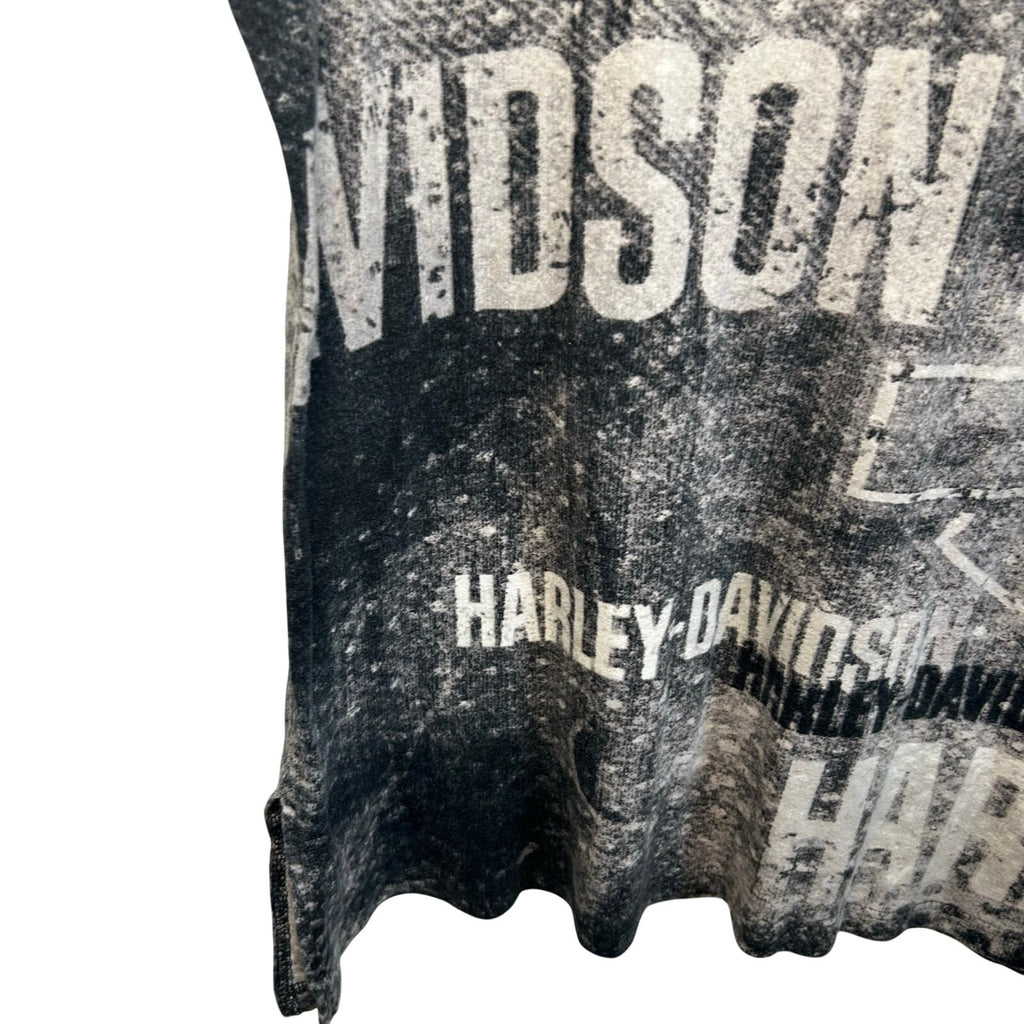 VTG Y2K Harley Davidson Ralph Marlin M T-Shirt Biker Grunge Streetwear Retro