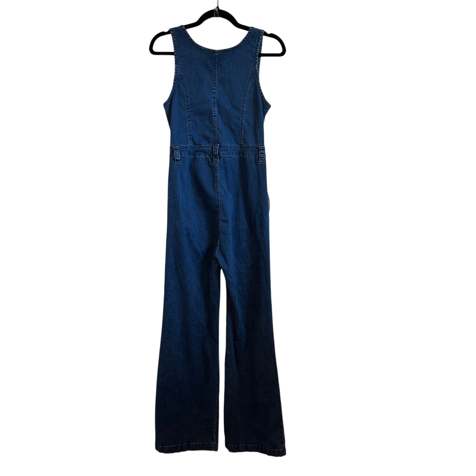 American Bazi Denim Utility L Jumpsuit Dark Blue Casual Streetwear Coveralls