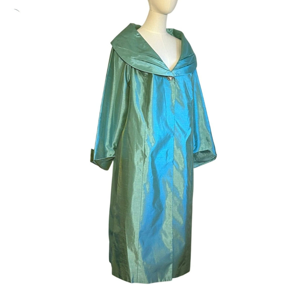 NWT ASHRO Teal Plus Size 16 Blazer Jacket Statement Workwear Career Outerwear