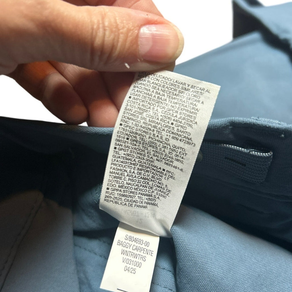 NWT Old Navy Kids Shredtech Steel Blue Casual Utility Pants Quick-Dry 12 Boys