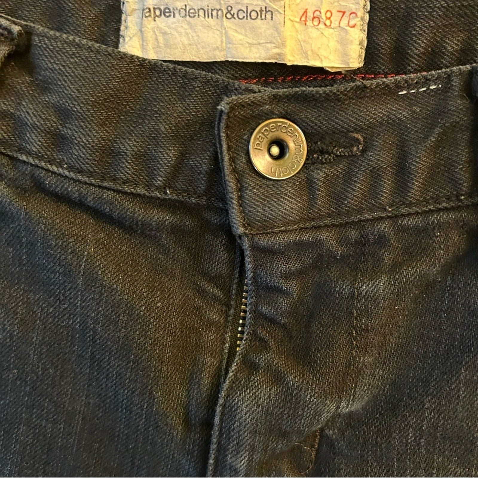 Paper Denim Cloth Black 10 Brinkely Jeans Moto Biker Ankle Zip Y2K Grunge Goth