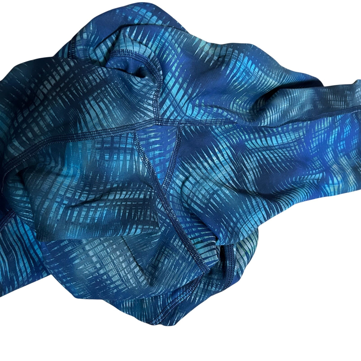 Lululemon Wunder Train HR Pocket Legging Blue Green Geo Wave 4