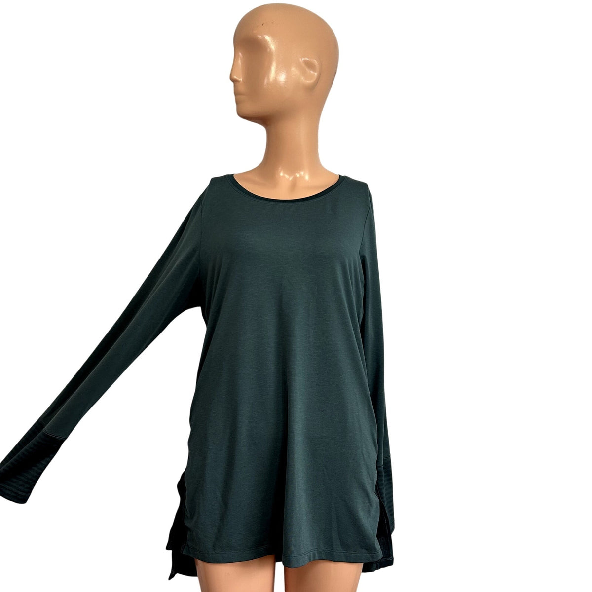 REI S Green Top Ventilated Mesh Panels Gorpcore Activewear Trail Casual Outdoor