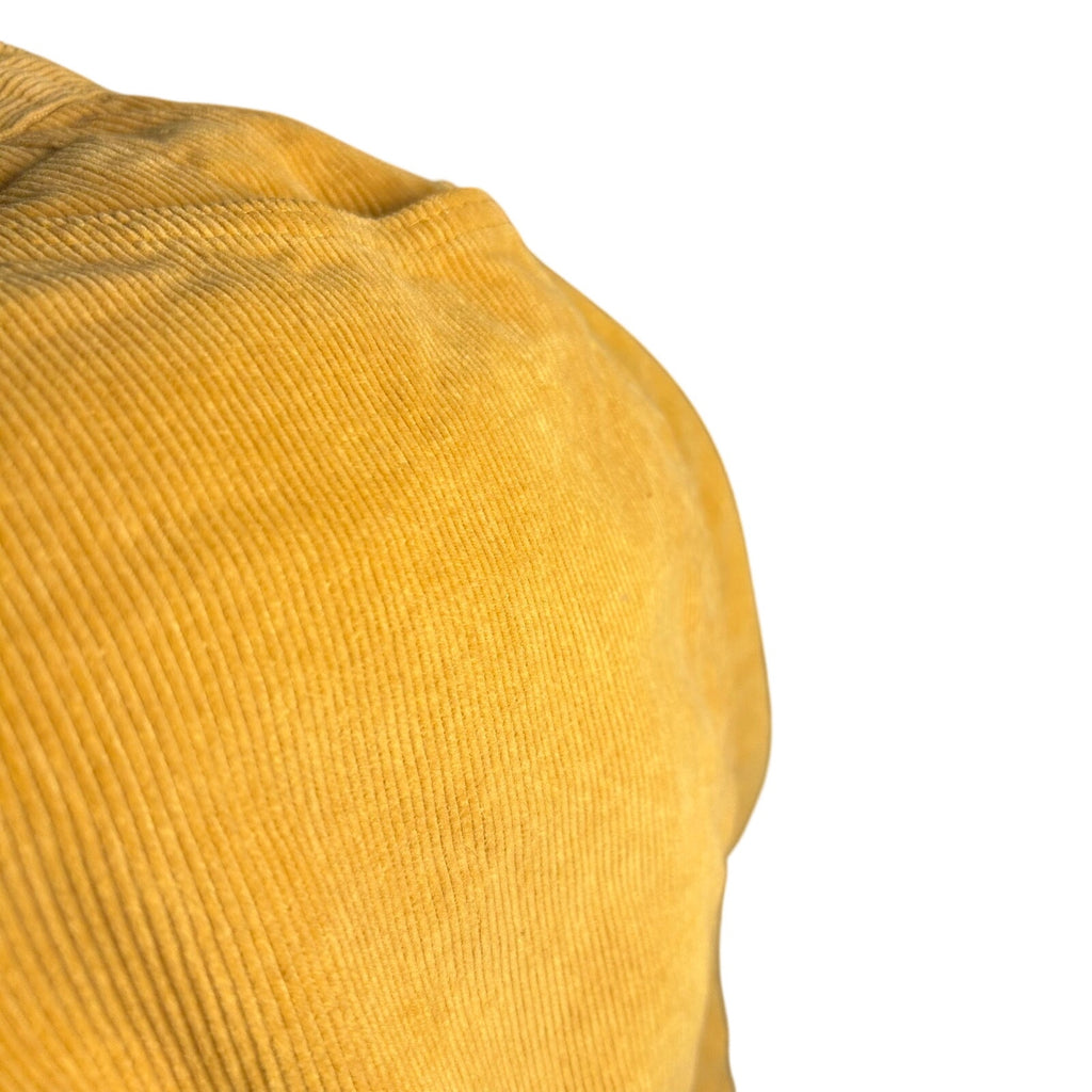 VTG 70s Wrangler Mustard Gold Corduroy Mini Skirt Petite XXS Western Boho Retro