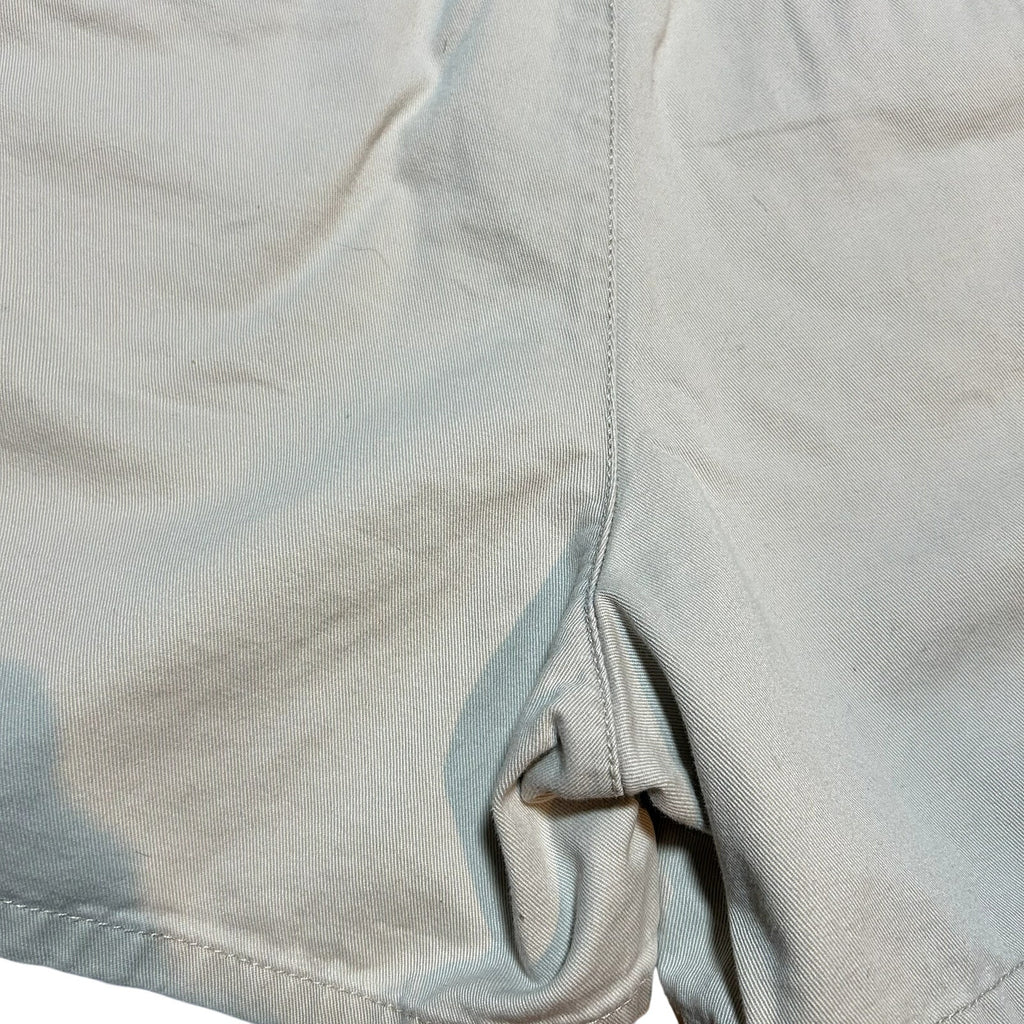 Calvin Klein Khakis VTG Made in USA 100% Cotton Flat Front Khaki Shorts Size 12