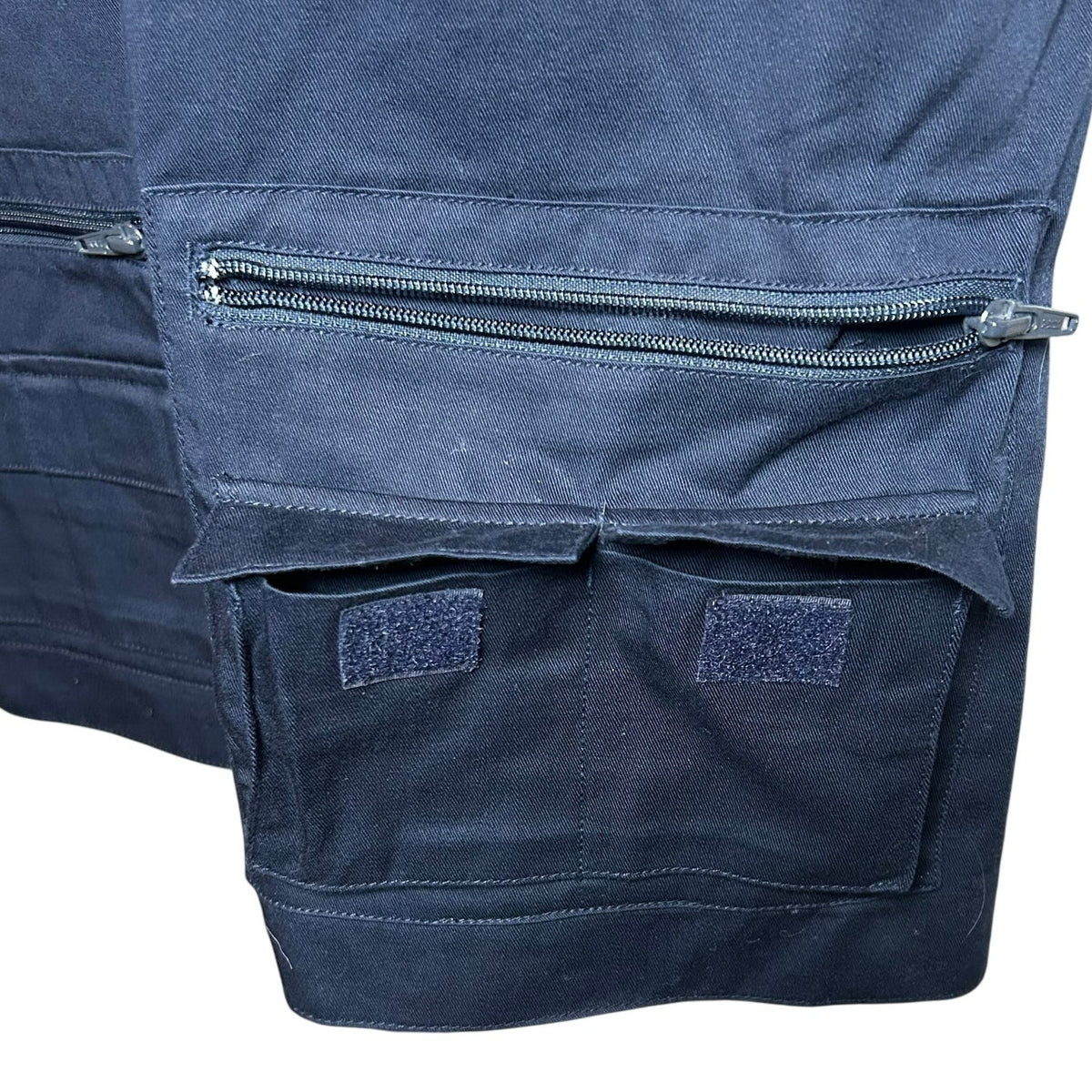 VTG Gerzon Navy Cotton Multi Pocket Technical Utility Gorpcore Vest Small M