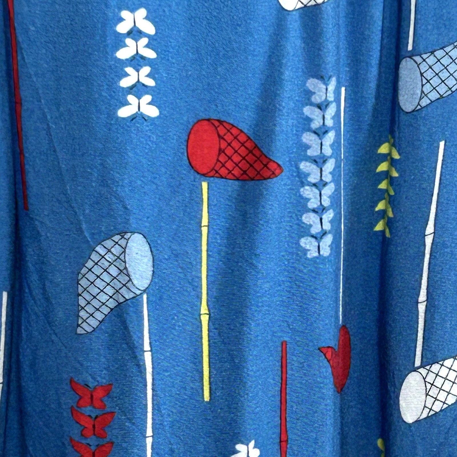 Fever London Blue Pleated Skirt Size 8 Midi Boho Preppy Twee Retro Whimsigoth