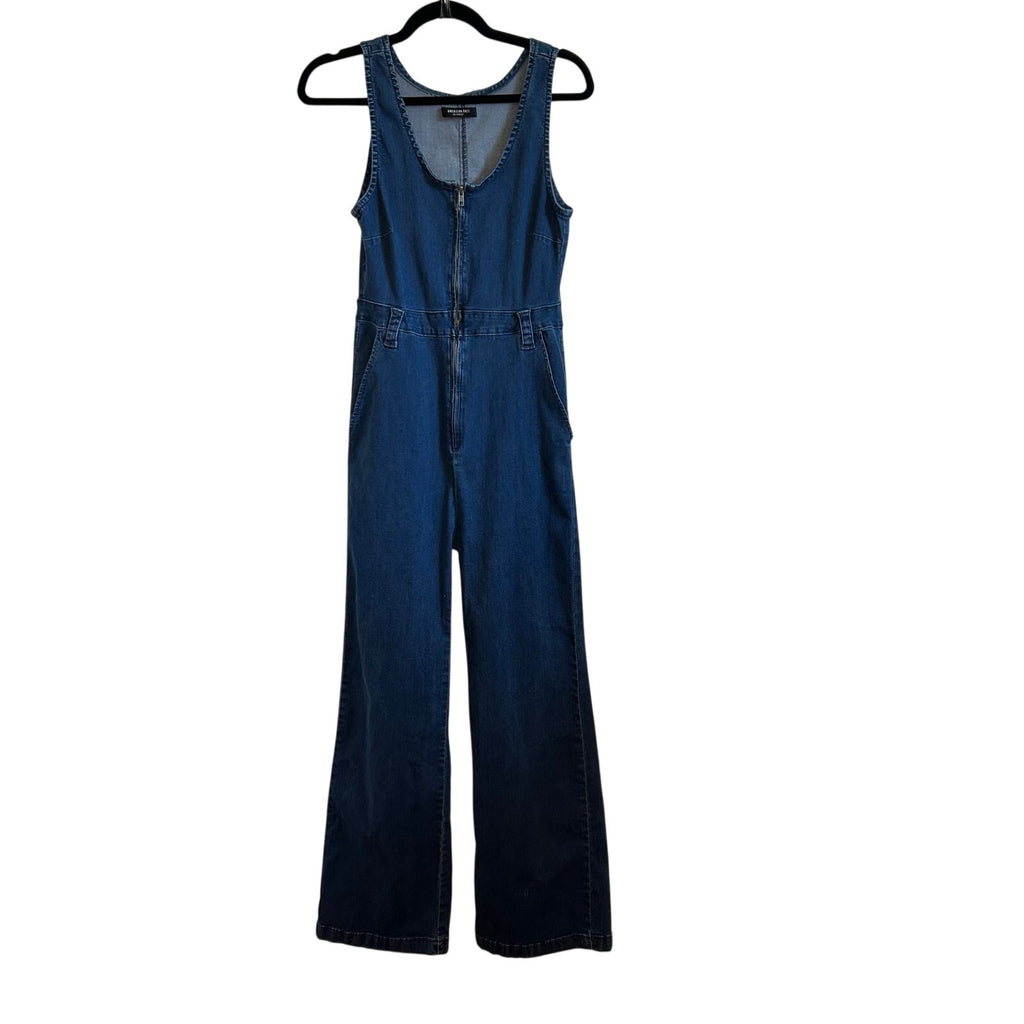 American Bazi Denim Utility L Jumpsuit Dark Blue Casual Streetwear Coveralls