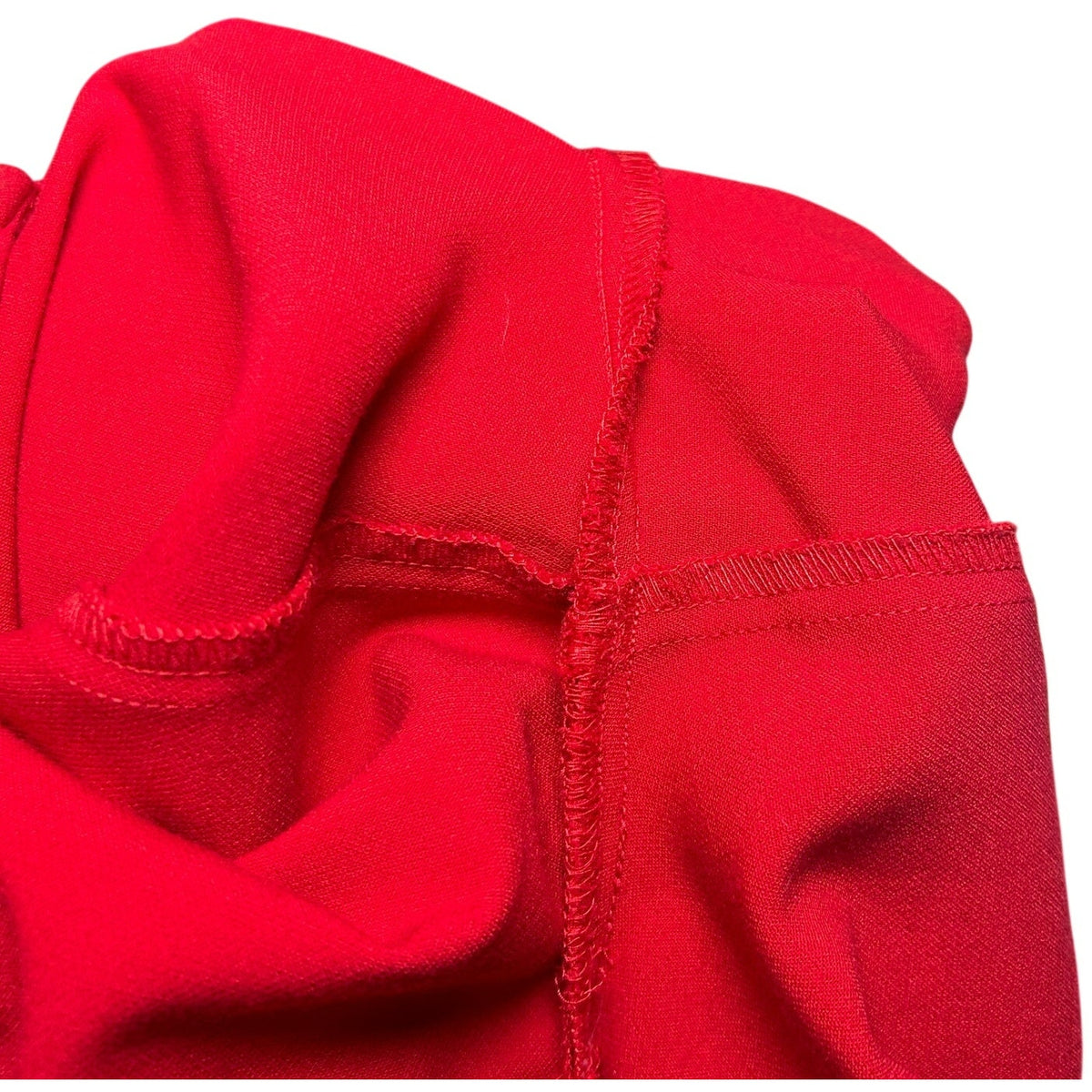 Ann Taylor Bright Red Straight Leg Pants 6 Stretch Luxe Career Bold Minimalist