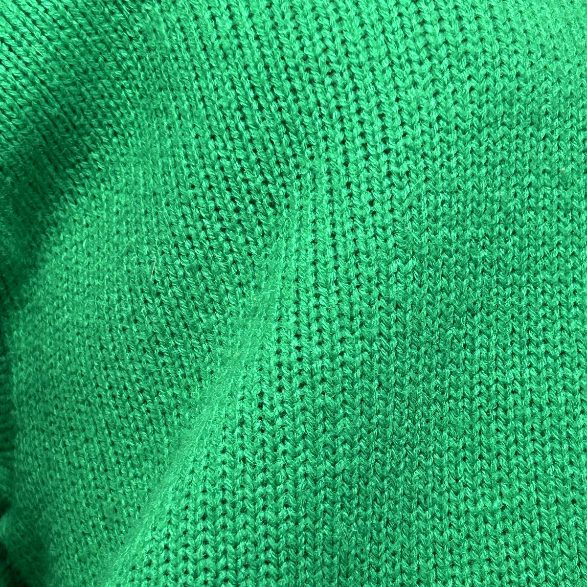 VTG 90s Alicia M Green Cable Knit Relaxed Cottage Sweater Casual Comfy Preppy