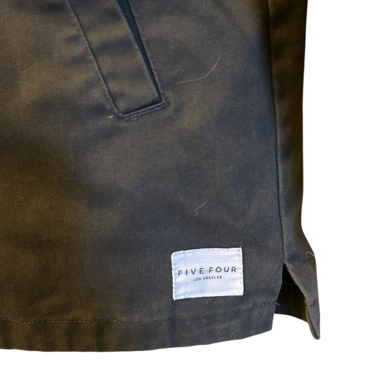 Five Four Los Angeles Canton Hooded Jacket Gray Canvas Utility Streetwear M