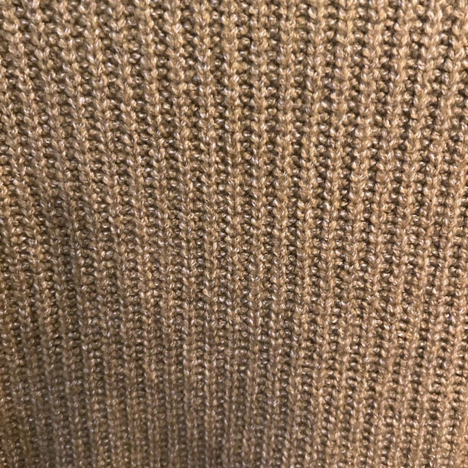 NWT Old Navy SoSoft Cable Knit Sweater Medium Mustard Green Mock Neck Fisherman
