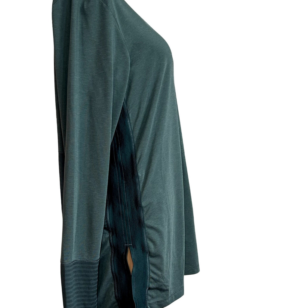 REI S Green Top Ventilated Mesh Panels Gorpcore Activewear Trail Casual Outdoor