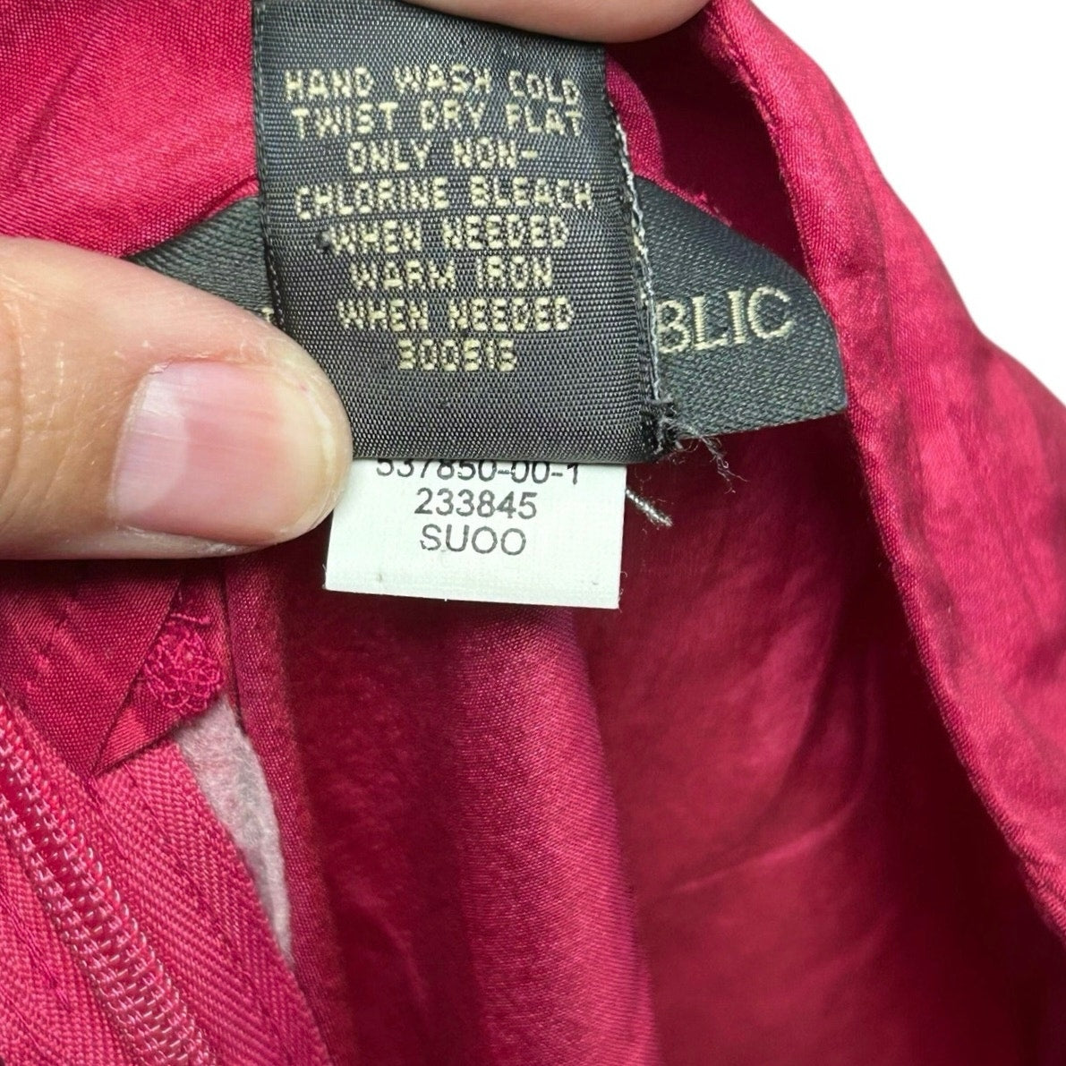 VTG Y2K Banana Republic Red Handkerchief Hem Midi 4 Skirt Fairy Coquette Boho