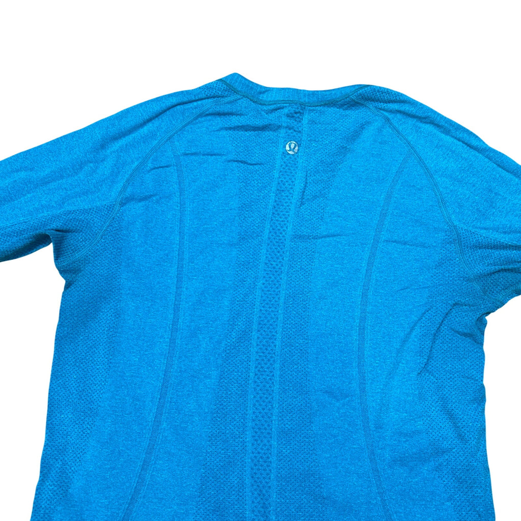 Lululemon Swiftly Tech Long Sleeve Top Blue 6 Flawed Paint Mark Activewear
