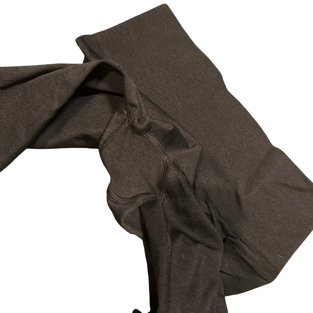 Lululemon Ebb To Street Tight Crop Leggings Black 6 Seamless High Rise