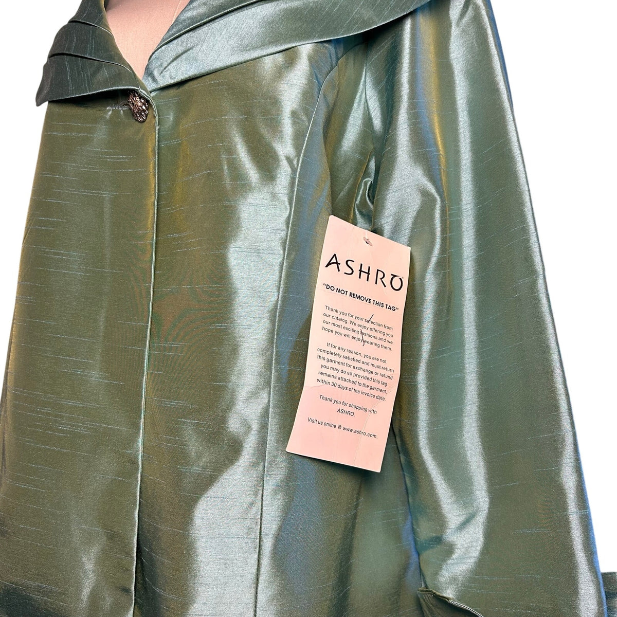 NWT ASHRO Teal Plus Size 16 Blazer Jacket Statement Workwear Career Outerwear