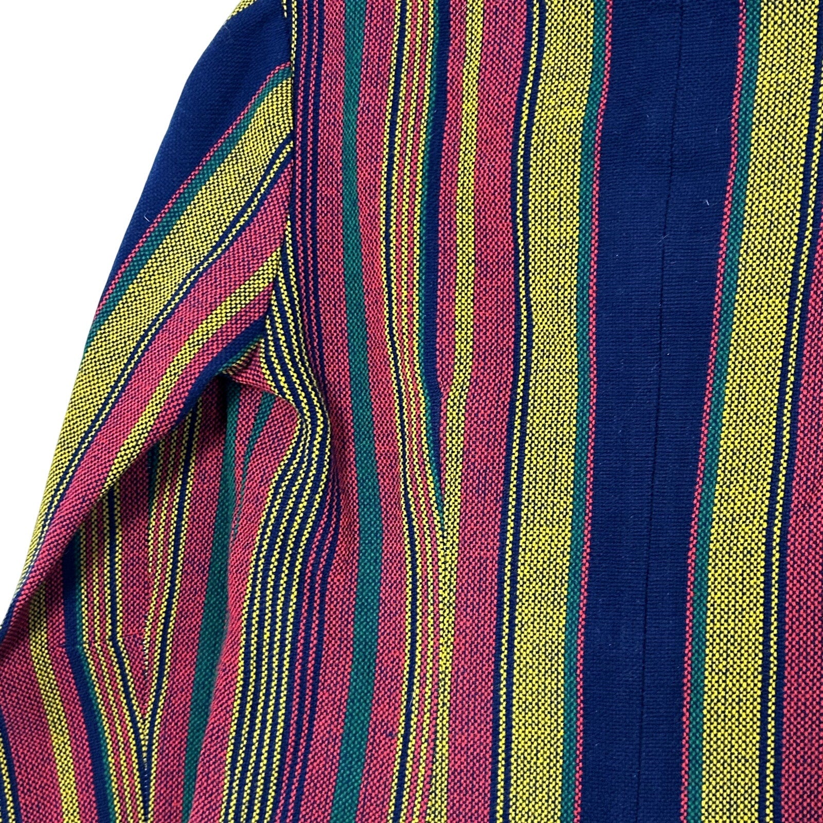 VTG 70s Pandora Costume Maker Striped Knit Long Sleeve Top Disco Retro Medium