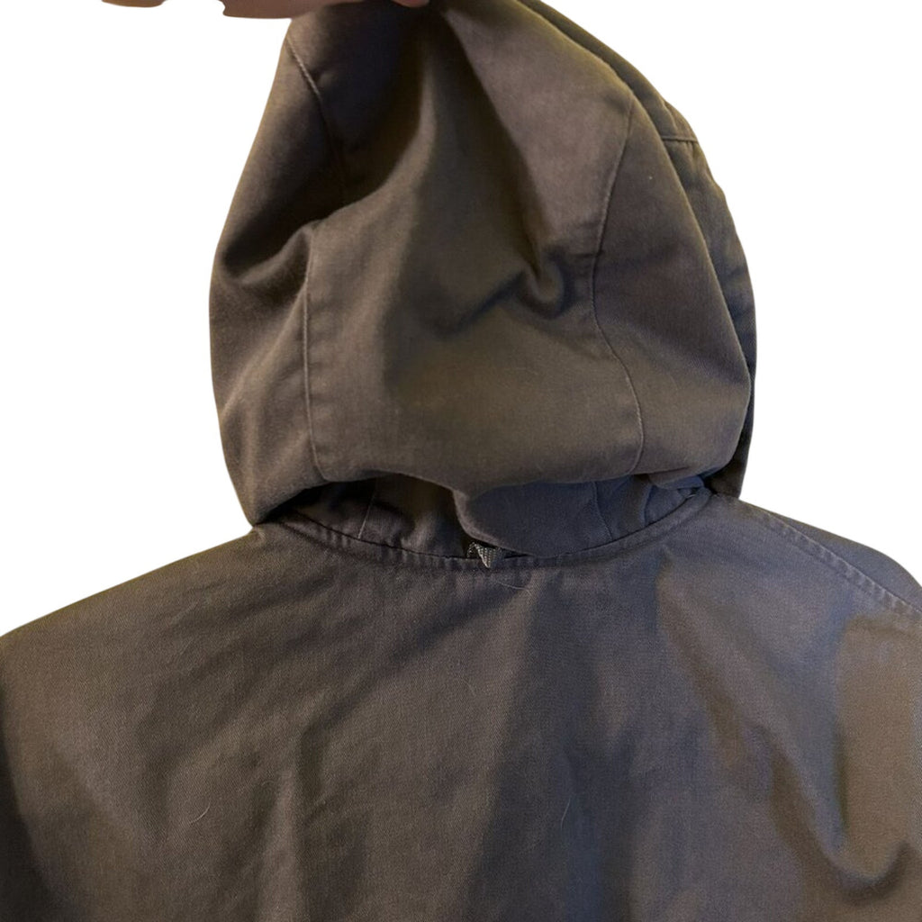Five Four Los Angeles Canton Hooded Jacket Gray Canvas Utility Streetwear M