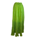 Green Ombre Broomstick L Maxi Skirt Sequin Embroidered Y2K Boho Fairy Grunge