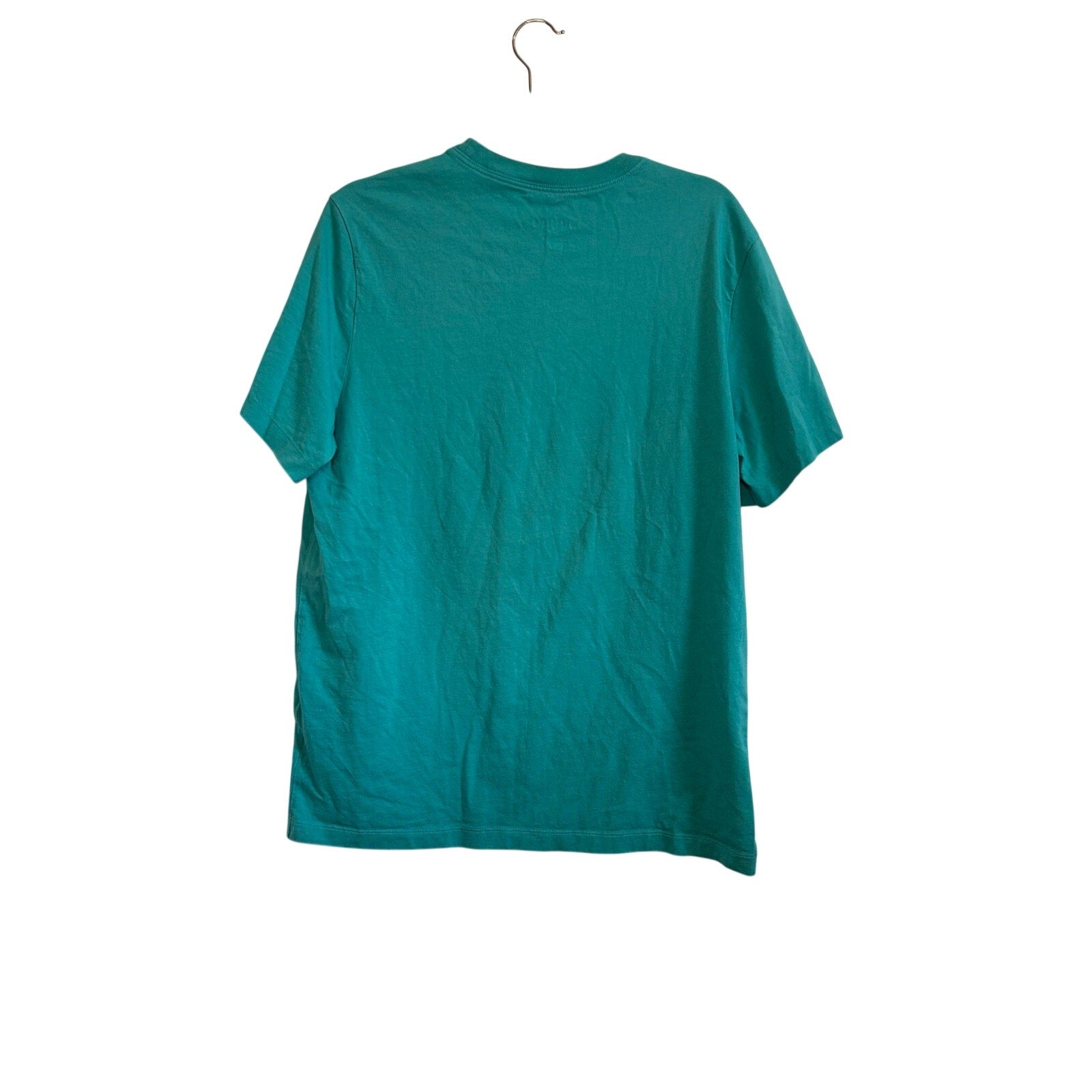 Michael Jordan Teal Embroidered Logo T-Shirt Mens L Retro Athletic Sportswear