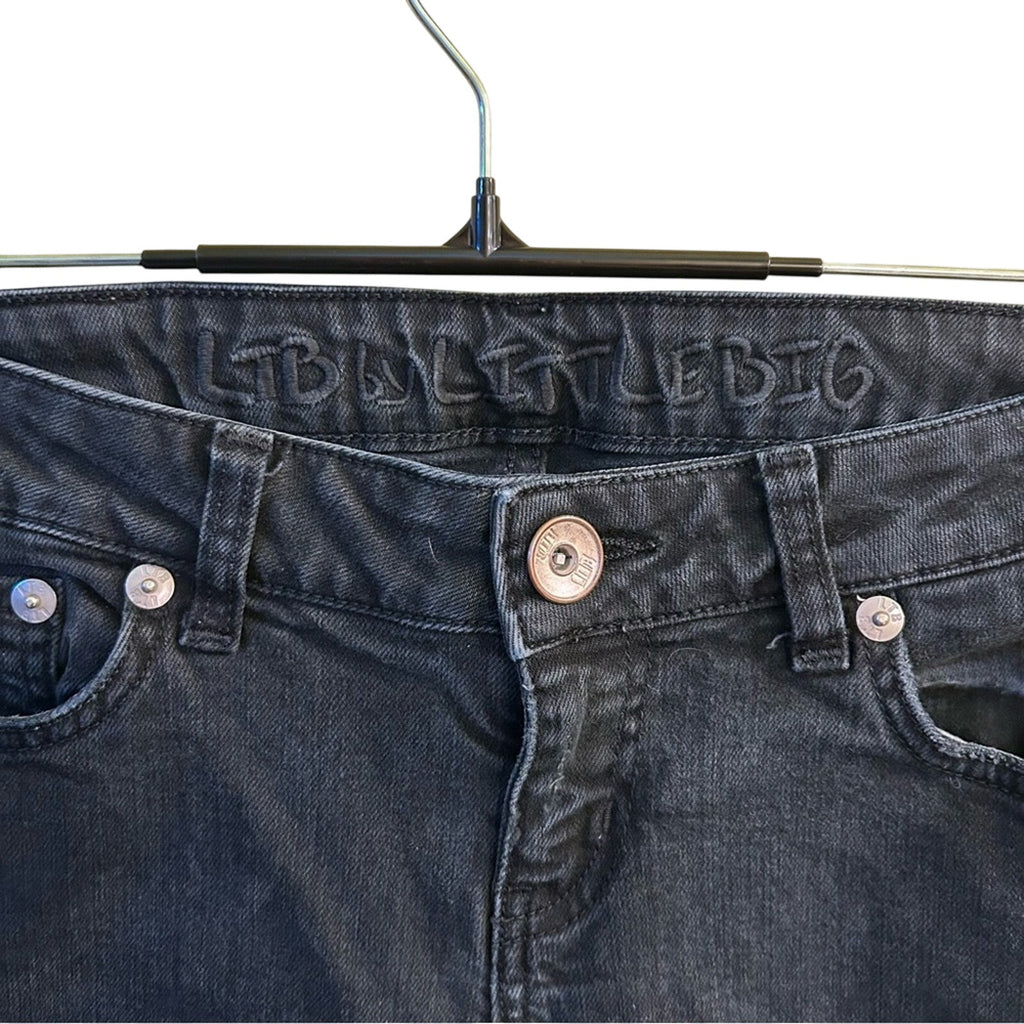 LITL BUG Black Jeans Size 30 Skinny Straight Leg Stretch Minimalist Denim