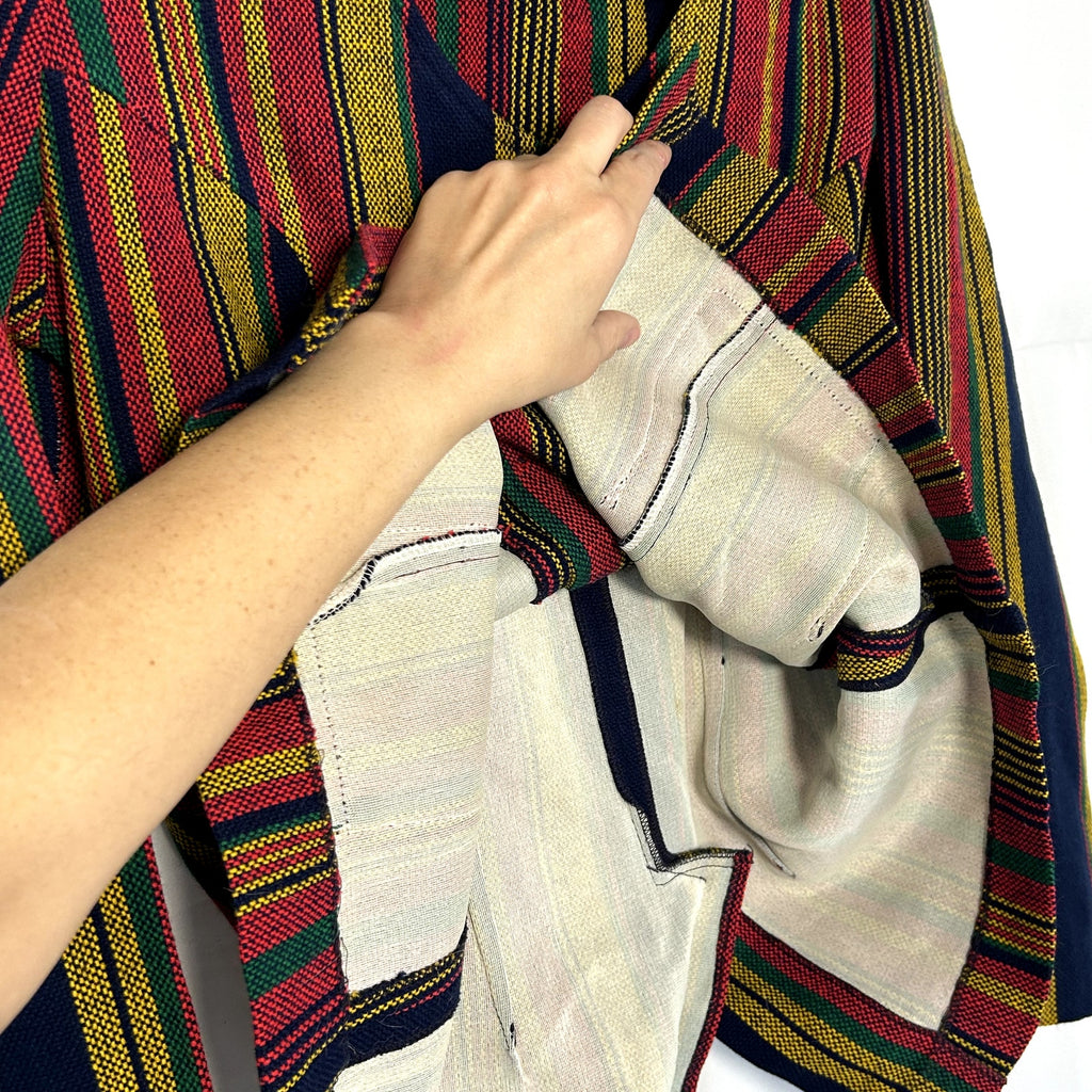 VTG 70s Pandora Costume Maker Striped Knit Long Sleeve Top Disco Retro Medium