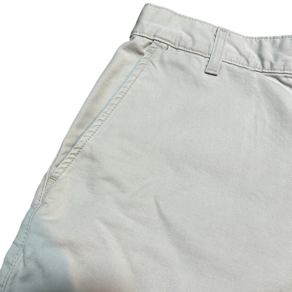 Calvin Klein Khakis VTG Made in USA 100% Cotton Flat Front Khaki Shorts Size 12