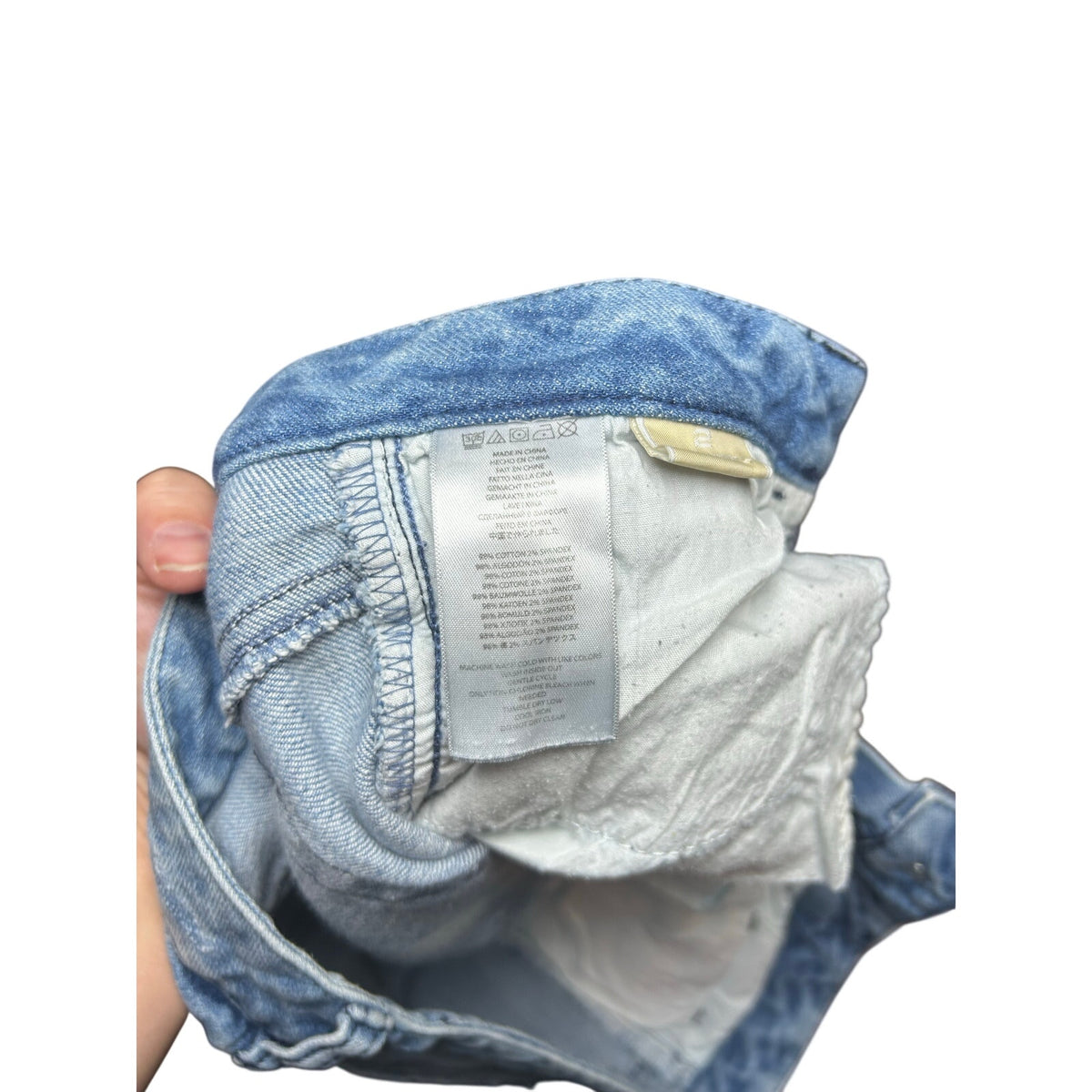 Michael Michael Kors Bleach Splatter Distressed Skinny Jeans