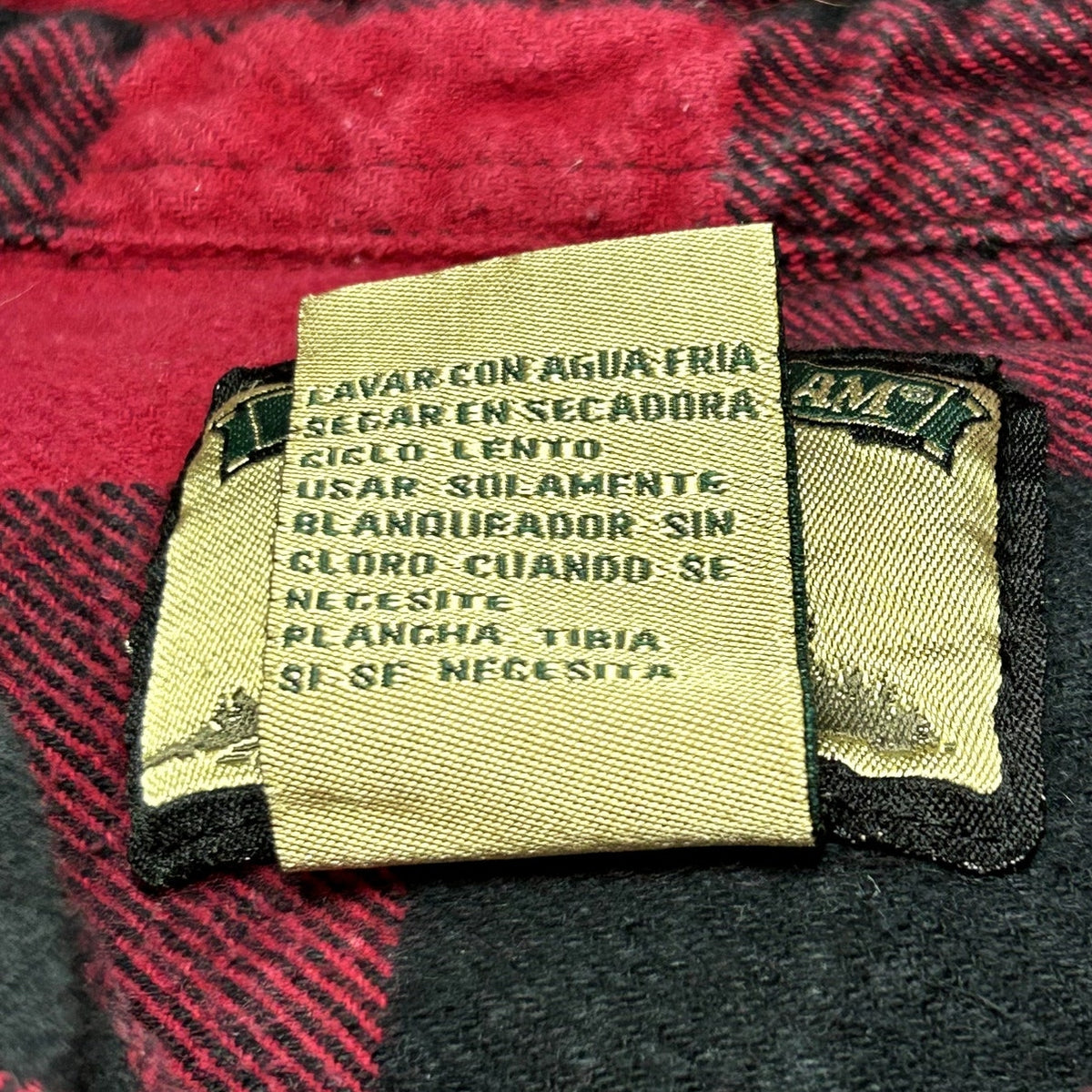 Field & Stream XL Red Buffalo Plaid Heavy Cotton Flannel Grunge Gorpcore Shirt