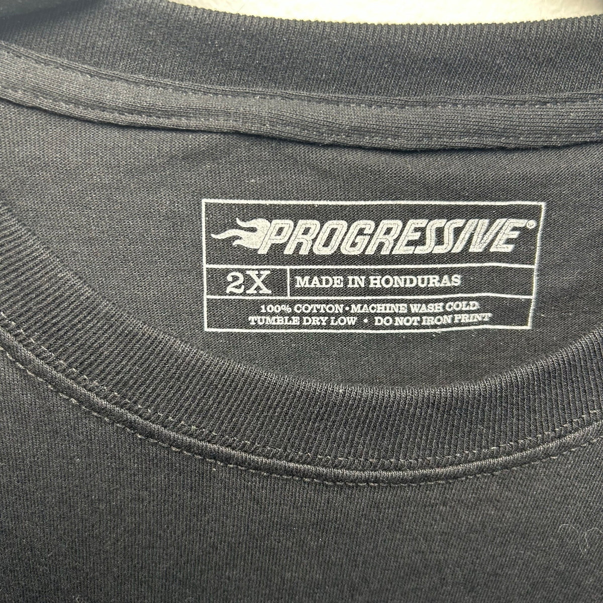 Progressive One Moto Show L/S Tee Black 2XL Biker Streetwear Grunge Casual