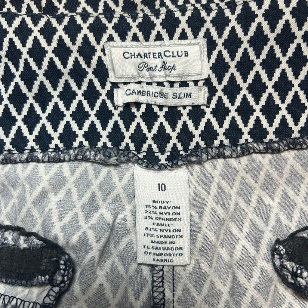Charter Club Cambridge Slim Cropped Capri Pants 10