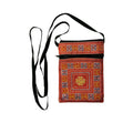 Hmong Embroidered Crossbody Pouch Bag Boho Whimsigoth Paj Ntaub Passport Purse