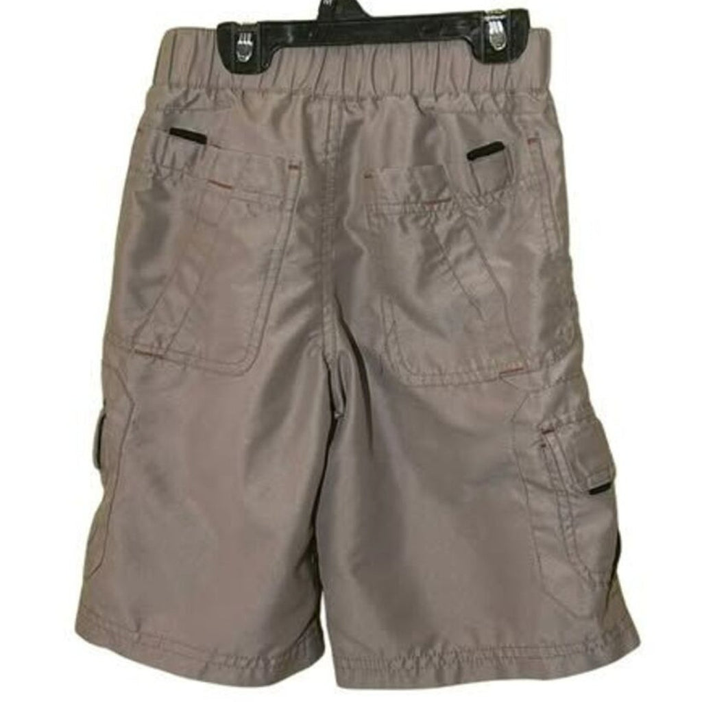 Lee Dungarees Boys Mesh Lined Cargo Shorts Tan Khaki Size L Y2K Gorpcore Utility