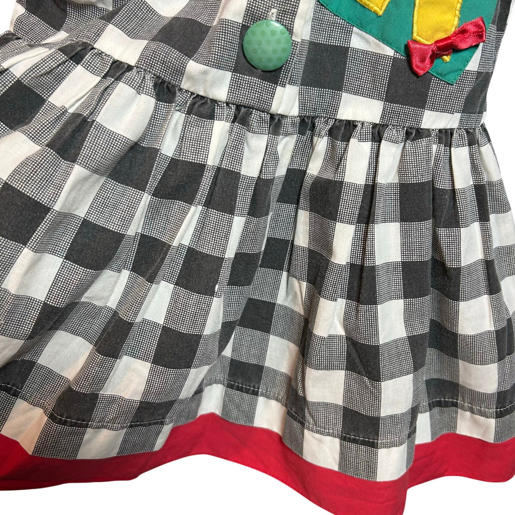 VTG 90s Rachel's Kids Novelty Dress Black Size 5 Kidcore Retro Twee Costume
