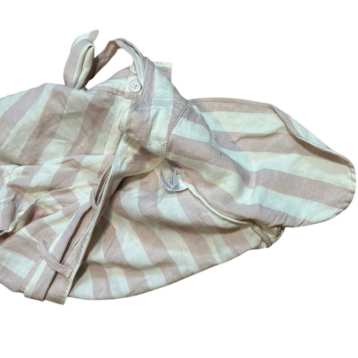 Rails Katy Petal Stripe Shorts Pink White Rayon Linen Medium Coquette Preppy
