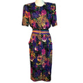 VTG Positive Attitude Midi Dress 11/12 Modern M Floral Whimsigoth Dark Academia