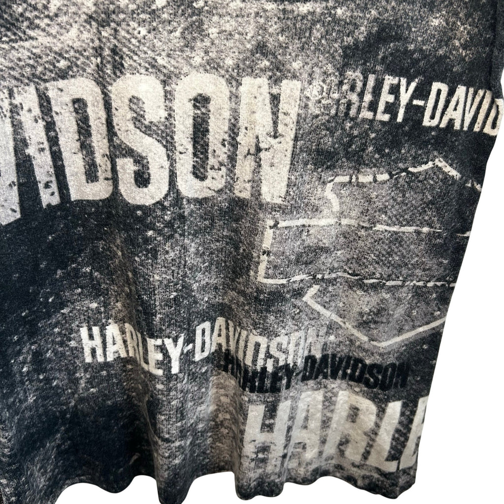 VTG Y2K Harley Davidson Ralph Marlin M T-Shirt Biker Grunge Streetwear Retro